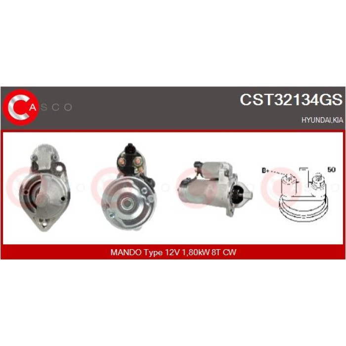 CASCO Anlasser CST32134GS CASCO Anlasser CST32134GS