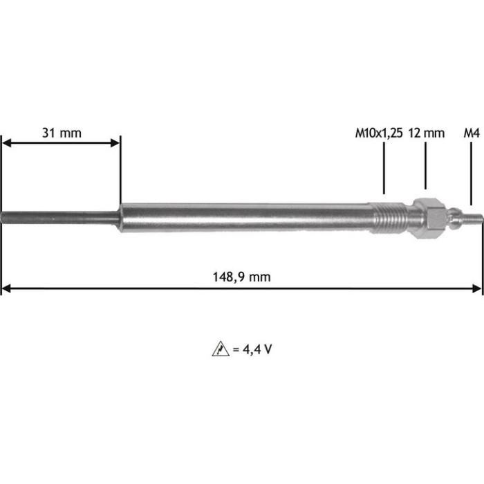 Valeo Glühkerze 345182 Valeo Glühkerze 345182