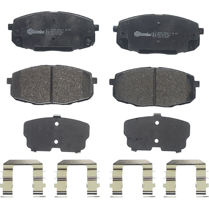 P 30 099 Brembo Prime Bremsbelagsatz Vorderachse – P 30 099 – 130 x 58 x 18 mm – Bremssystem Mando – OE Nummer 58101B2A20 P 30 099 Brembo Prime Bremsbelagsatz Vorderachse – P 30 099 – 130 x 58 x 18 mm – Bremssystem Mando – OE Nummer 58101B2A20