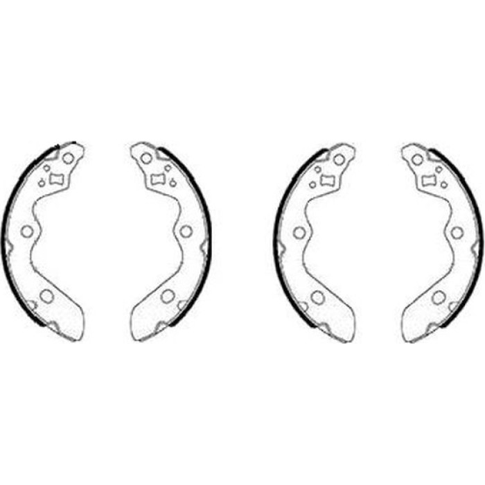 Textar Bremsbackensatz 91085900