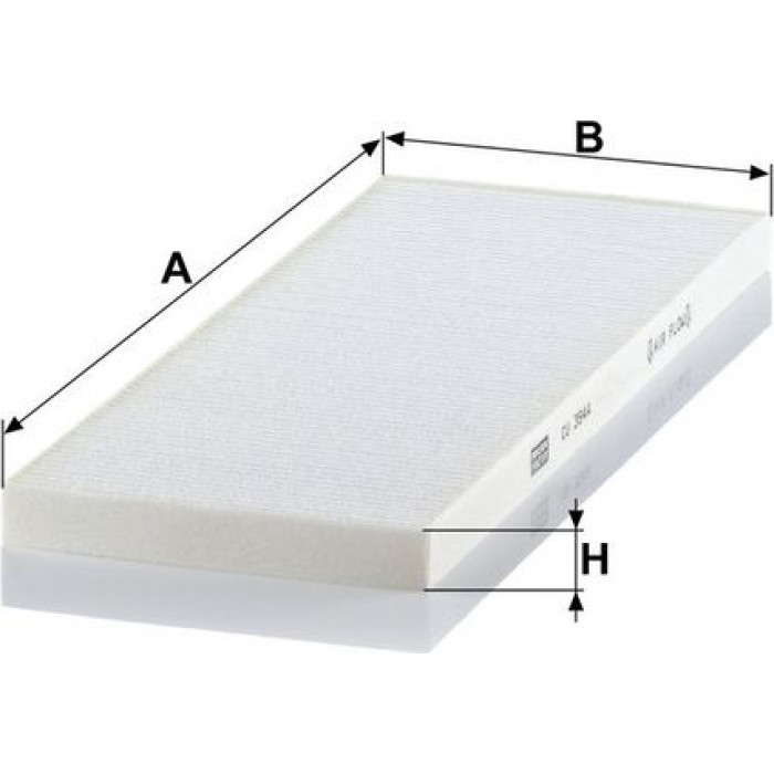MANN-FILTER Innenraumfilter LKW CU 3944 MANN-FILTER Innenraumfilter LKW CU 3944