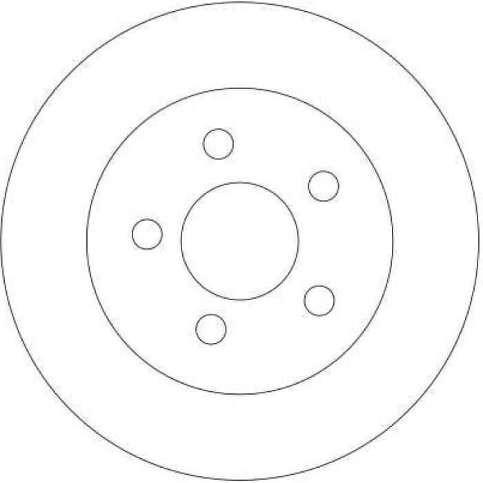 TRW Bremsscheibe Chrysler T. Voyage DF4336