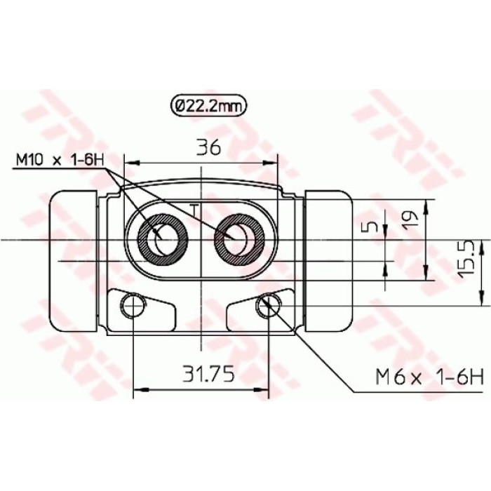 TRW Radbremszylinder BWH241 TRW Radbremszylinder BWH241