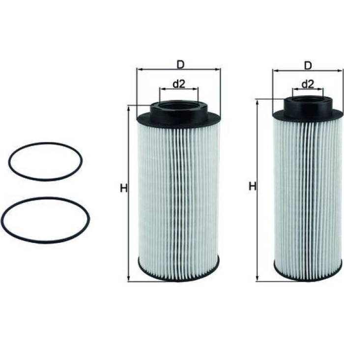 MAHLE Kraftstofffilter KX 439KIT