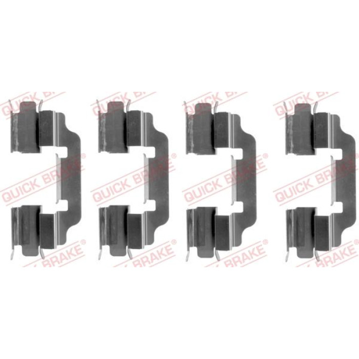 Quick Brake Zubehörsatz für Scheibenbremsbeläge 109-1601 Quick Brake Zubehörsatz für Scheibenbremsbeläge 109-1601