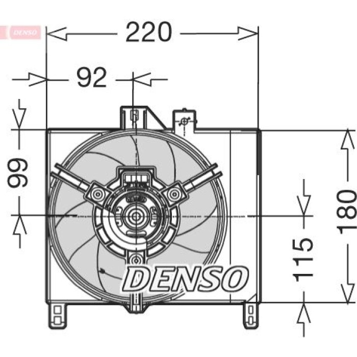 Denso Kühlerlüfter DER16003 Denso Kühlerlüfter DER16003