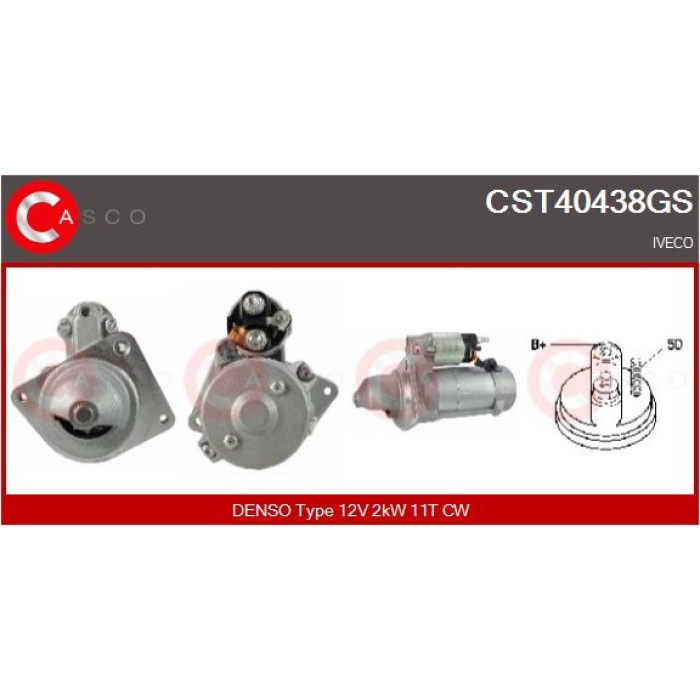 CASCO Anlasser CST40438GS CASCO Anlasser CST40438GS