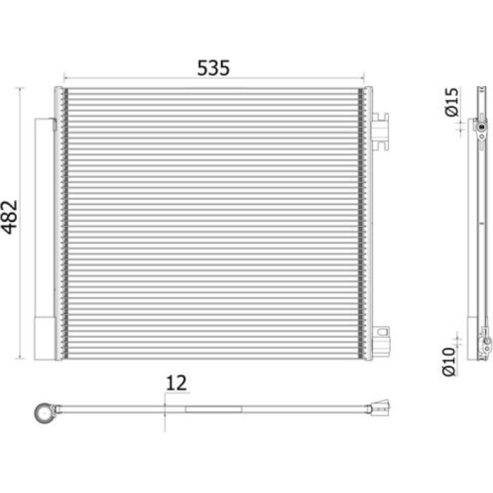 MAHLE Kondensator, Klimaanlage AC 944 000P MAHLE Kondensator, Klimaanlage AC 944 000P