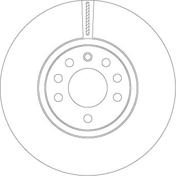 TRW Bremsscheibe Opel Vectra C DF4549 TRW Bremsscheibe Opel Vectra C DF4549