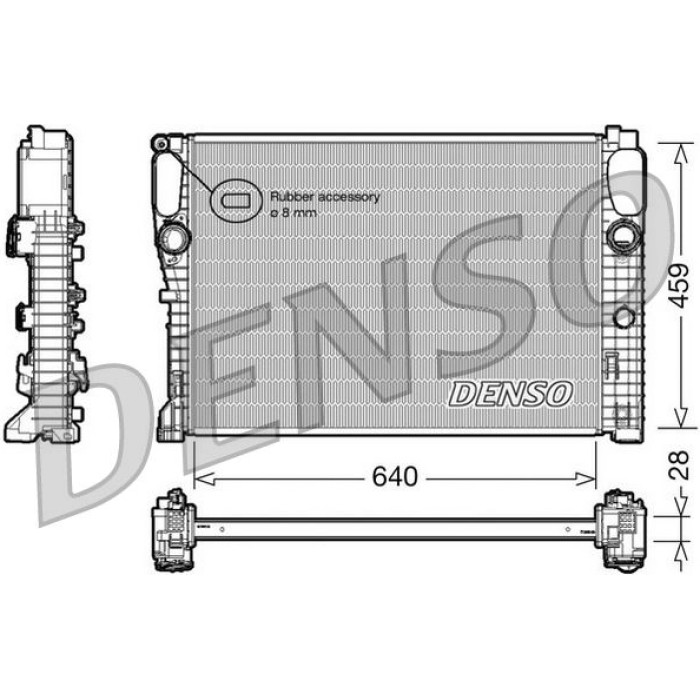 Denso Motorkühler DRM17042 Denso Motorkühler DRM17042