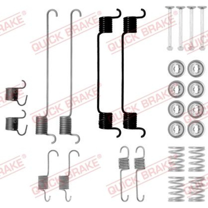 Quick Brake Montagesatz für Bremsbacken 105-0802 Quick Brake Montagesatz für Bremsbacken 105-0802