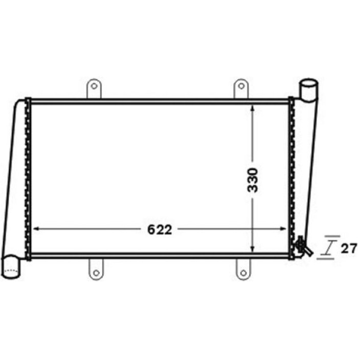 MAHLE Kühler, Motorkühlung CR 1541 000S