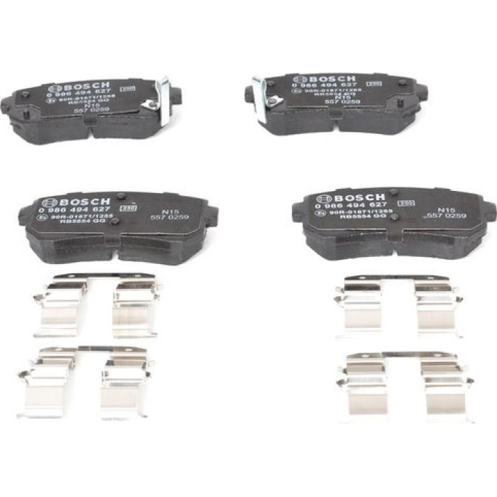 0 986 494 627 Bosch Bremsbelagsatz 0 986 494 627 0 986 494 627 Bosch Bremsbelagsatz 0 986 494 627