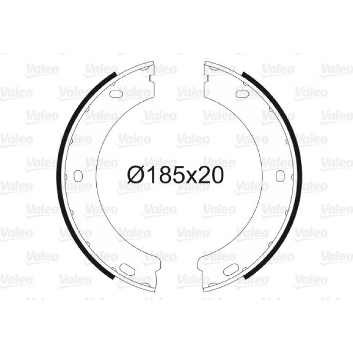 Valeo Bremsbacken 564020
