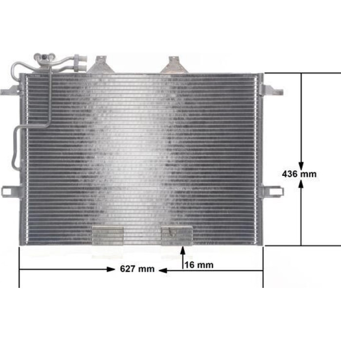 Kondensator, Klimaanlage AC 318 000S Kondensator, Klimaanlage AC 318 000S