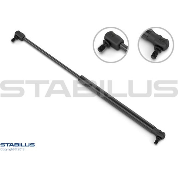 919913 Stabilus Gasdruckfeder (Gasfeder), Heckklappendämpfer, 450 N, 475 mm - 919913