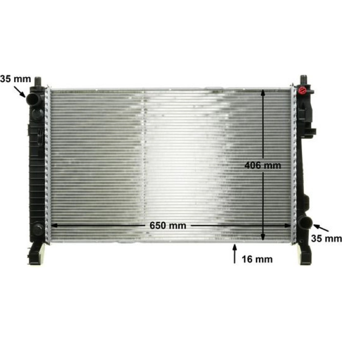 Kühler, Motorkühlung CR 661 000P Kühler, Motorkühlung CR 661 000P