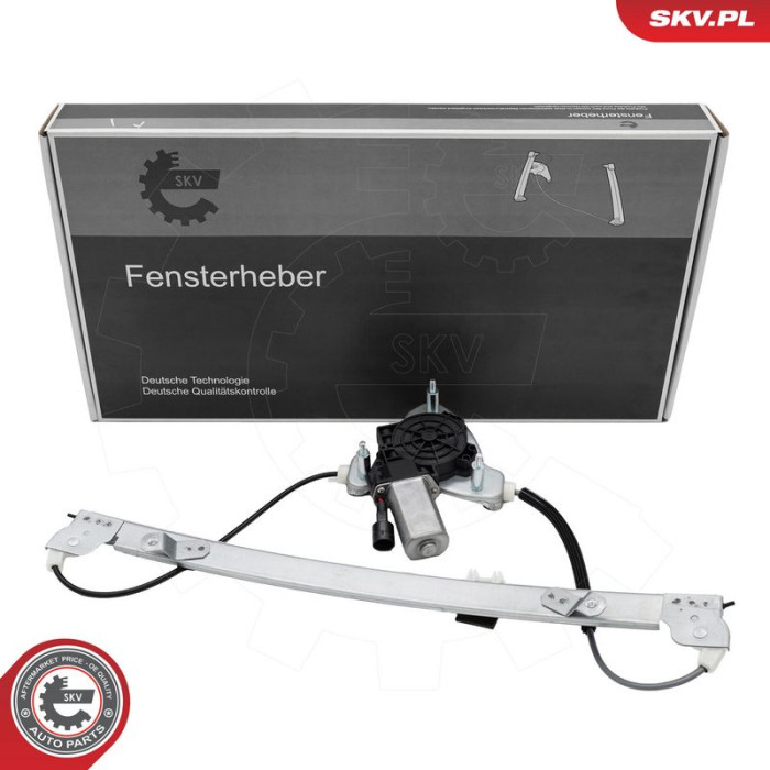 ESEN SKV 51SKV122 Fensterheber vorne rechts, 2-polig, elektrisch, 12 V, mit Motor