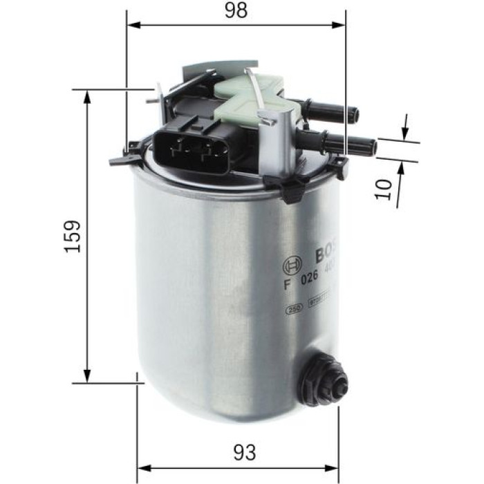 Bosch Kraftstofffilter F 026 402 288 Bosch Kraftstofffilter F 026 402 288