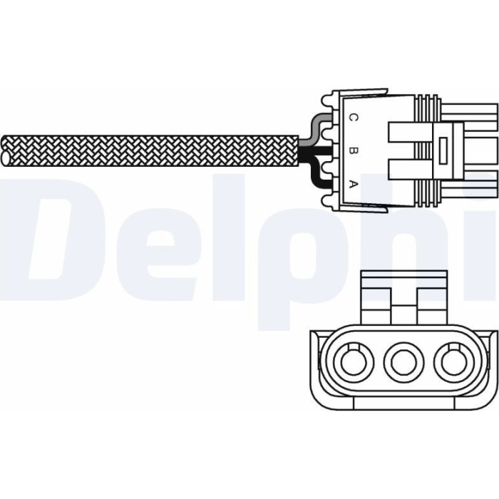 Delphi Lambdasonde ES10968-12B1 Delphi Lambdasonde ES10968-12B1