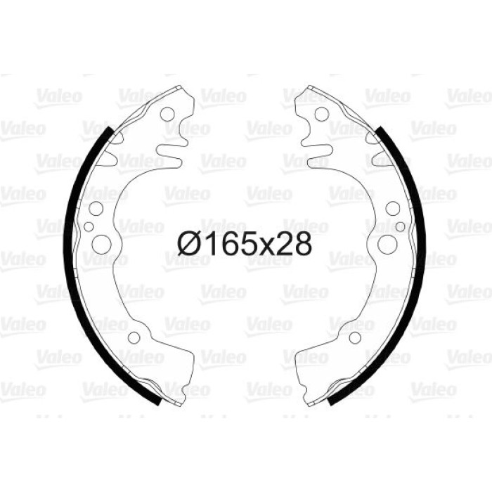 Valeo Bremsbacken 564078 Valeo Bremsbacken 564078