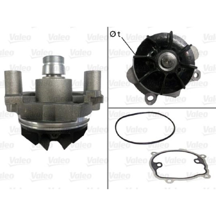 Valeo Wasserpumpe / Kühlmittelpumpe 506709 Valeo Wasserpumpe / Kühlmittelpumpe 506709