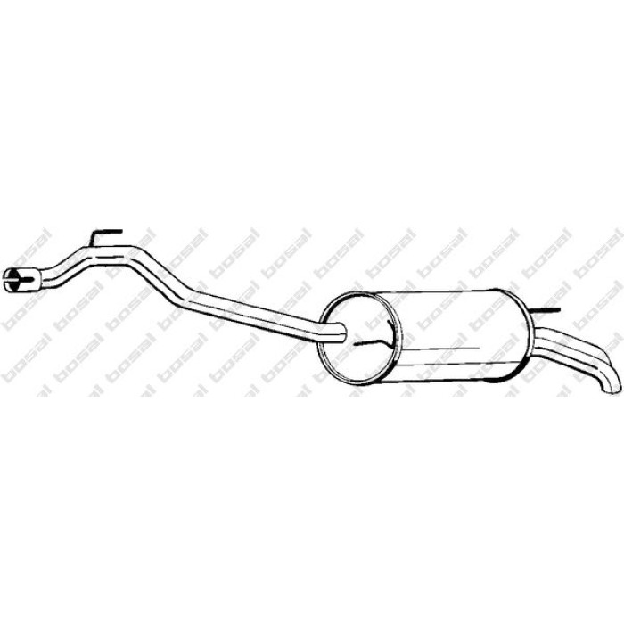 Bosal Schalldämpfer 283-483 Bosal Schalldämpfer 283-483