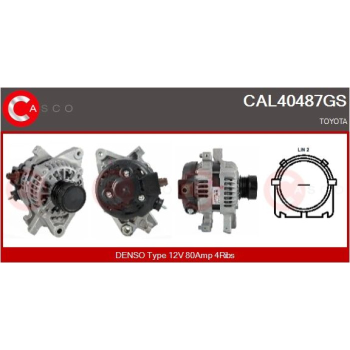 CASCO Generator CAL40487GS CASCO Generator CAL40487GS
