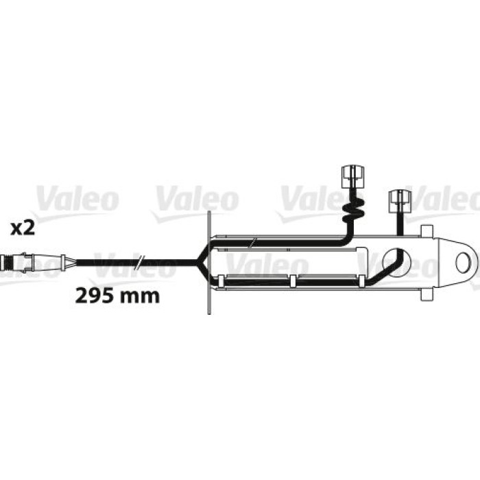 Valeo Verschleißsensor 882338 Valeo Verschleißsensor 882338