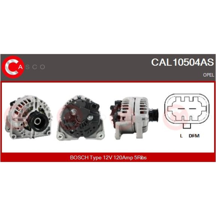 CASCO Generator CAL10504AS CASCO Generator CAL10504AS