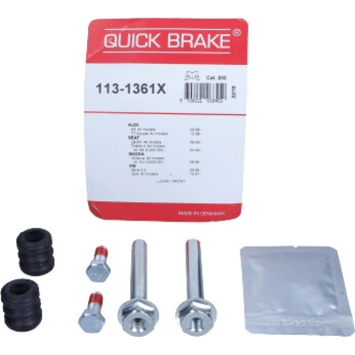 Quick Brake Führungshülsensatz mit Bolzen 113-1361X Quick Brake Führungshülsensatz mit Bolzen 113-1361X