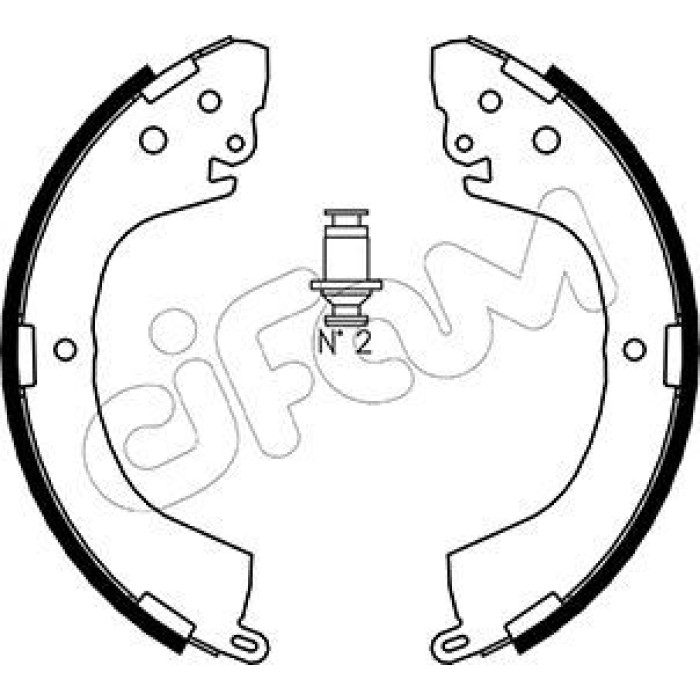 CIFAM Bremsbackensatz 153-260 CIFAM Bremsbackensatz 153-260