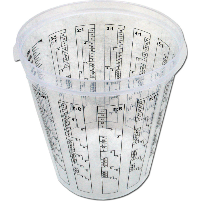 STC Farbmischbecher mit Skala 2.300 ml 10 Stk. Im Karton | 88230 STC Farbmischbecher mit Skala 2.300 ml 10 Stk. Im Karton | 88230
