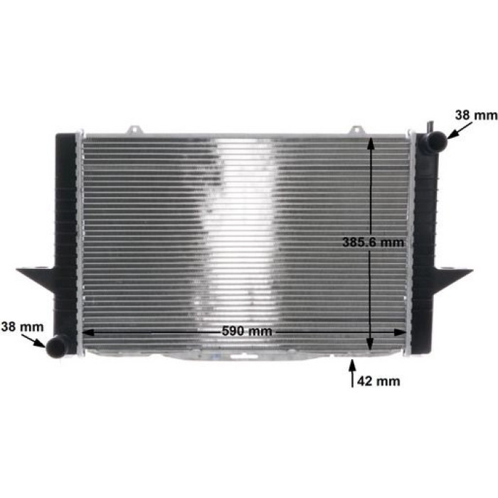 MAHLE Kühler, Motorkühlung CR 1543 000S MAHLE Kühler, Motorkühlung CR 1543 000S