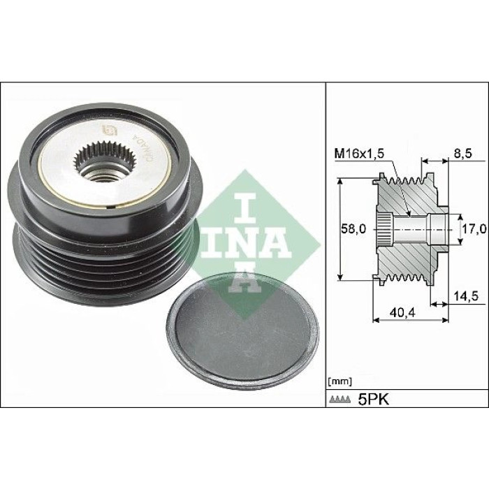 535 0280 10 Generatorfreilauf 535 0280 10 Generatorfreilauf