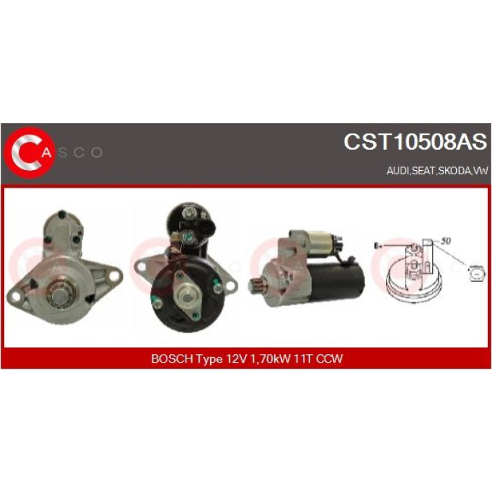 CASCO Anlasser CST10508AS