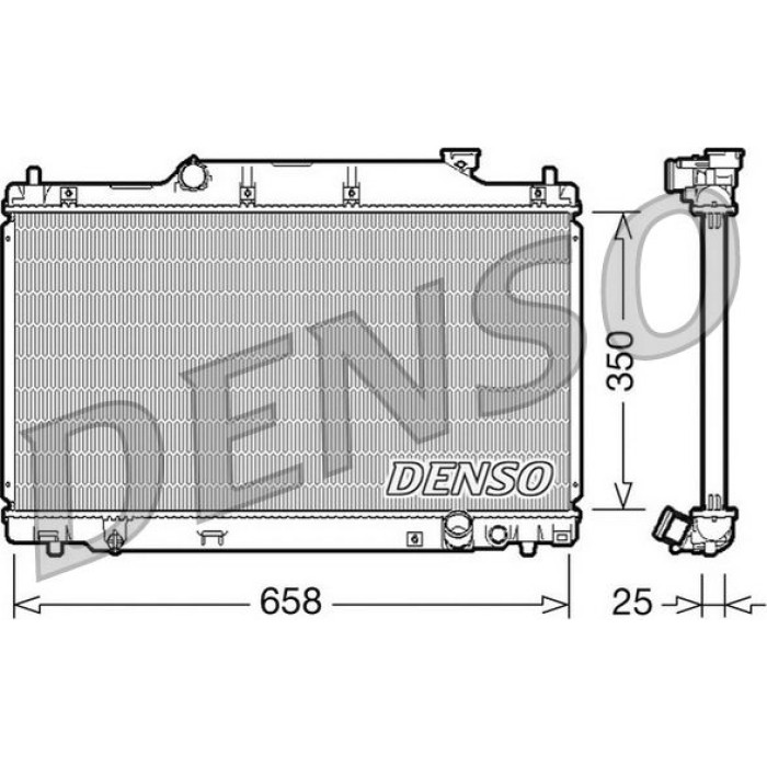 Denso Motorkühler DRM40007 Denso Motorkühler DRM40007