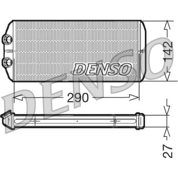Denso Wärmetauscher DRR07005 Denso Wärmetauscher DRR07005