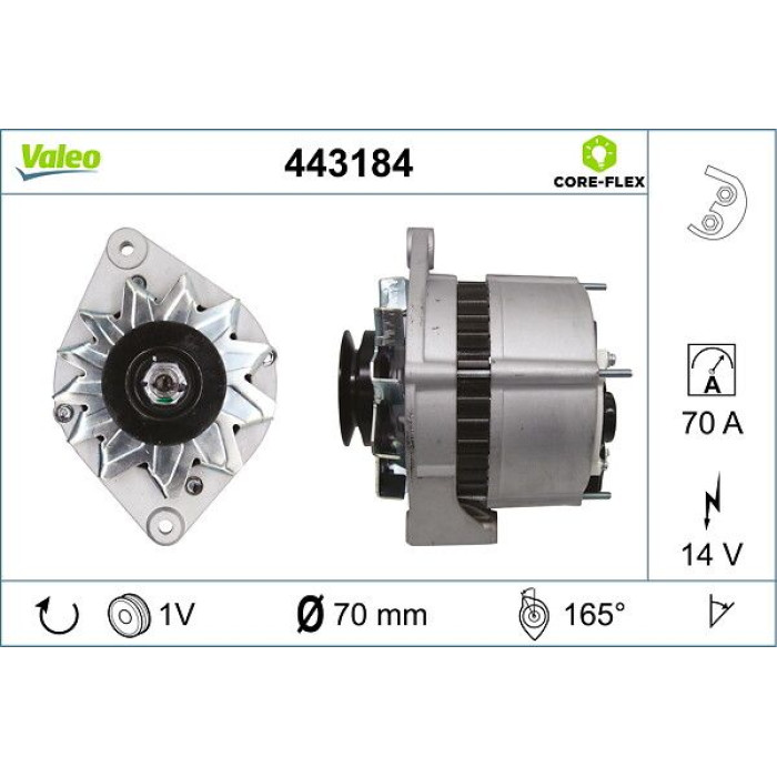 Valeo Lichtmaschine 443184 Valeo Lichtmaschine 443184