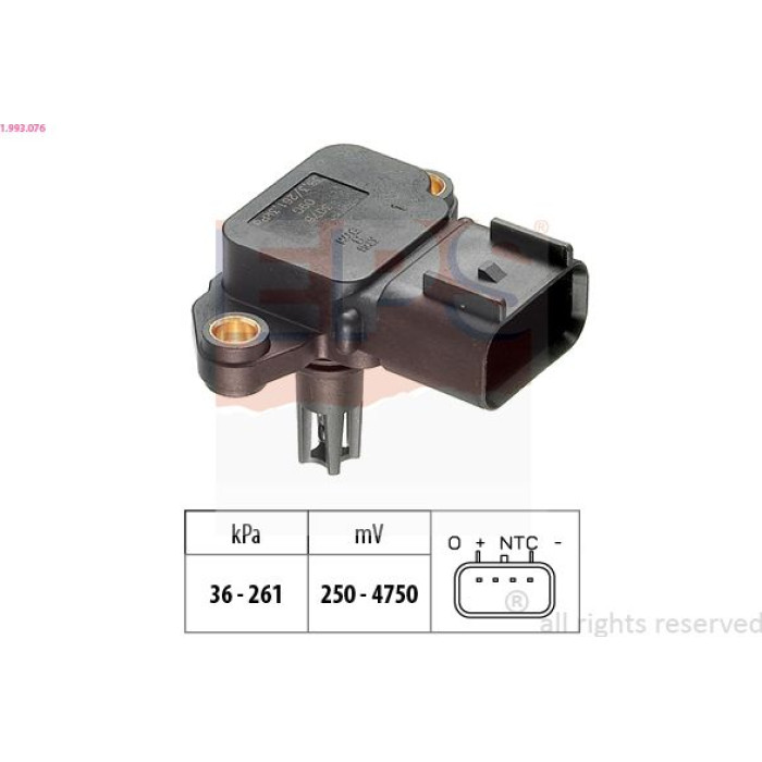 Luftdrucksensor, Saugrohrdruck 1.993.076
