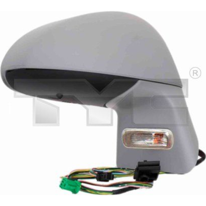 TYC Außenspiegel rechts elektrisch verstellbar, grundiert, konvex, blau getönt, beheizbar, mit Temperatursensor, elektrisch anklappbar, mit Blinker 305-0121 OE Nummer 8149YQ - l TYC Außenspiegel rechts elektrisch verstellbar, grundiert, konvex, blau getönt, beheizbar, mit Temperatursensor, elektrisch anklappbar, mit Blinker 305-0121 OE Nummer 8149YQ - l