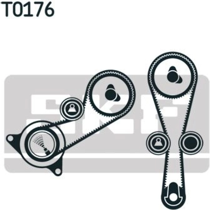 SKF Zahnriemensatz VKMA 07304 SKF Zahnriemensatz VKMA 07304