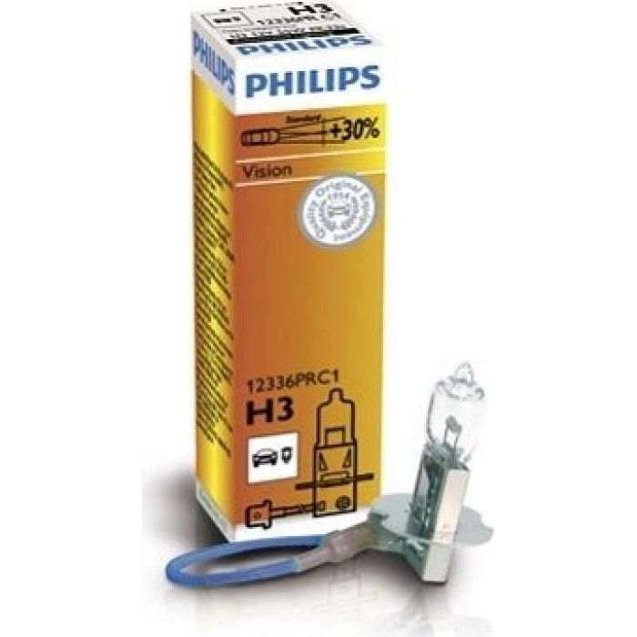 12336PRC1 PHILIPS H3 Halogenlampe Vision 12 V 55 W PK22s, 1 Stück - 12336PRC1 - l 12336PRC1 PHILIPS H3 Halogenlampe Vision 12 V 55 W PK22s, 1 Stück - 12336PRC1 - l