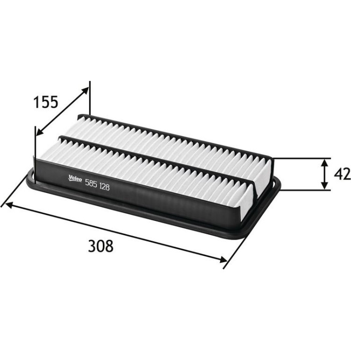 Valeo Luftfilter 585128 Valeo Luftfilter 585128