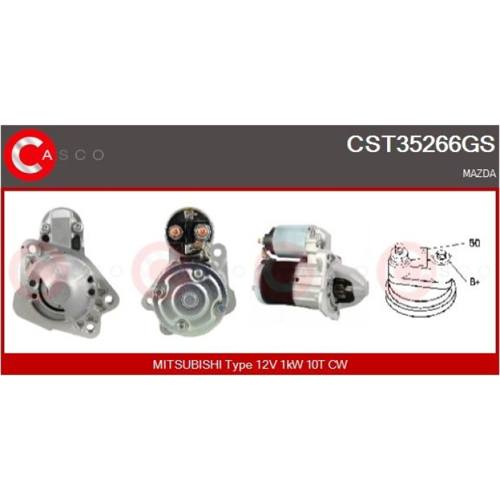 CASCO Anlasser CST35266GS CASCO Anlasser CST35266GS