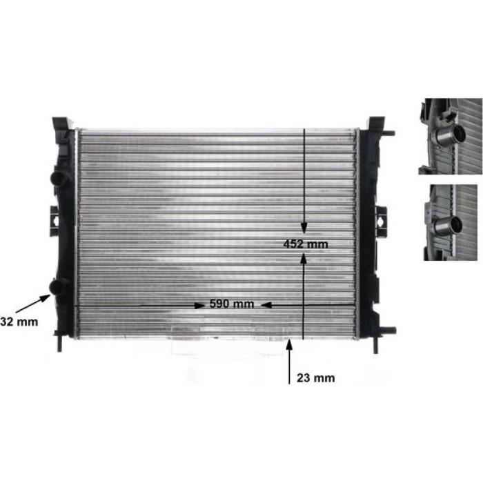 Kühler, Motorkühlung CR 1690 000S Kühler, Motorkühlung CR 1690 000S