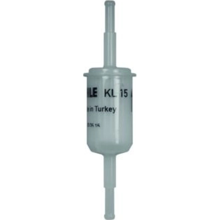 KL 15 OF MAHLE Kraftstofffilter KL 15 OF, Leitungsfilter, Höhe 143,5 mm – u. a. für VW Kaefer, VW Golf II (19E, 1G1), VW Passat B2 Variant (33B) – OE Nummer 121261275A - l KL 15 OF MAHLE Kraftstofffilter KL 15 OF, Leitungsfilter, Höhe 143,5 mm – u. a. für VW Kaefer, VW Golf II (19E, 1G1), VW Passat B2 Variant (33B) – OE Nummer 121261275A - l