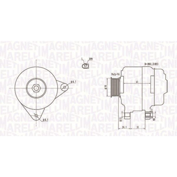 Magneti Marelli Lichtmaschine 063731921010