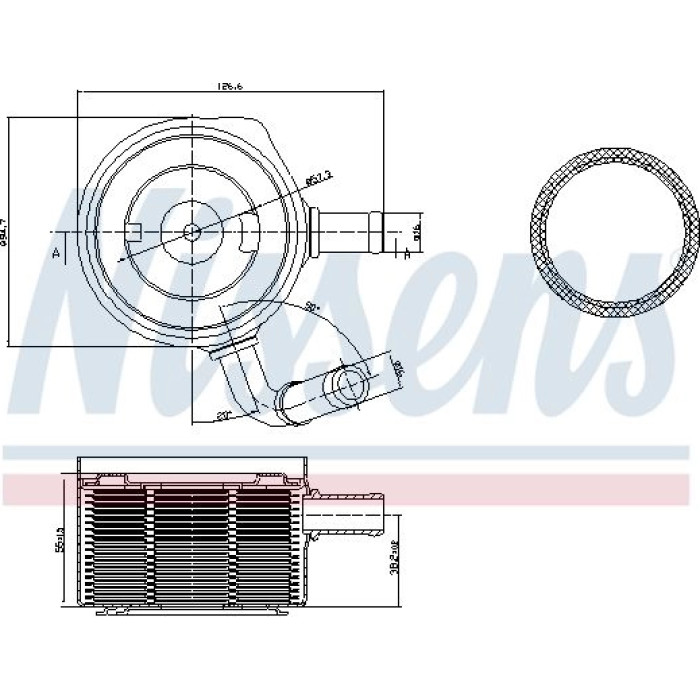 Nissens Ölkühler PKW 90669 Nissens Ölkühler PKW 90669