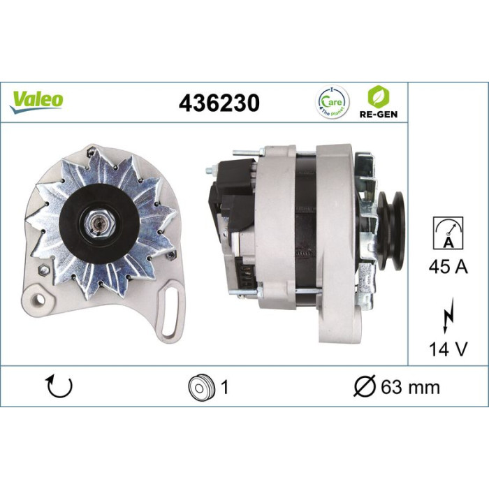 Valeo Lichtmaschine 436230 Valeo Lichtmaschine 436230